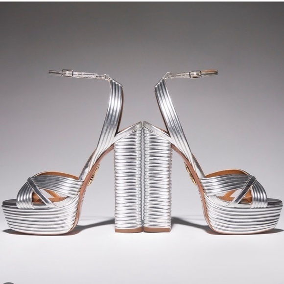 Aquazzura Sundance Plateau Platform Heels - Picture 3 of 12